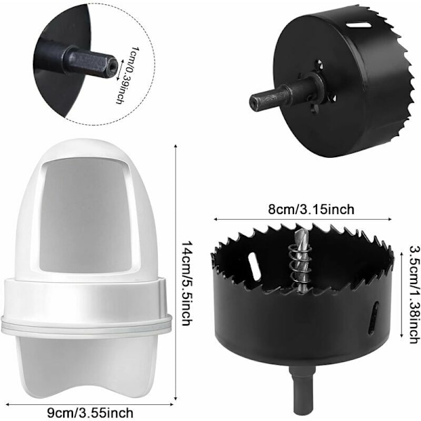 8 Ports Fjerkræ Foderautomatisk Kyllingefoder Fjerkræ Pro Foder DIY Universal Kyllingefoder Kit Anti-Spild Anti-Skadedyr Fjerkræfoder til Spande