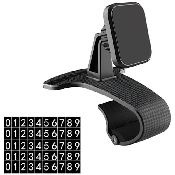 Bilholder Bilstoppskilt Spenne Navigasjon Mobiltelefonholder HUD Magnetisk Mobiltelefonholder B