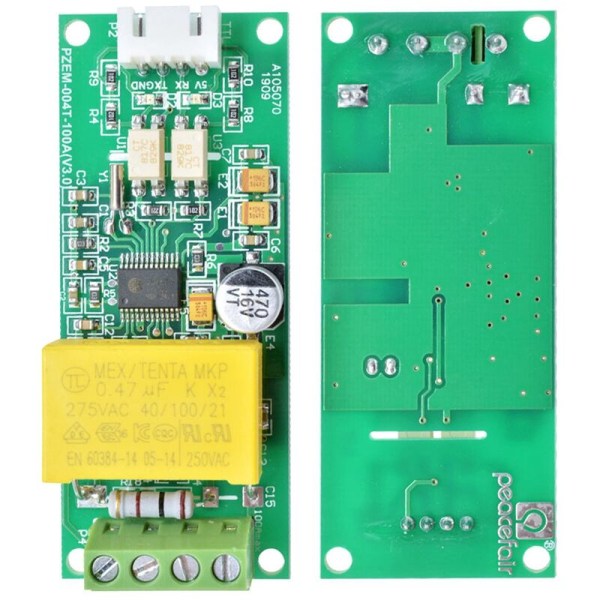AC Digital Multifunktionsmåler Watt Ampere Testmodul PZEM-004T til TTL COM2/COM3/COM4 0-100A