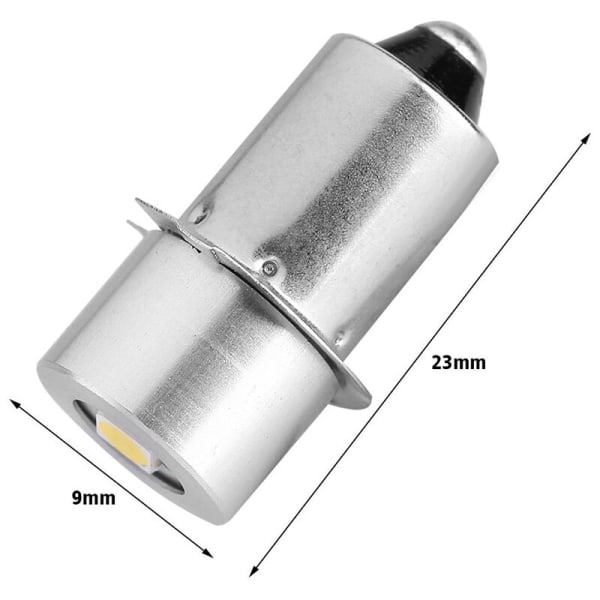 1W P13.5S LED-lommelyktpære, 100 110LM 2700 7000K erstatningspærelampe Nødlysarbeidslys (3V)