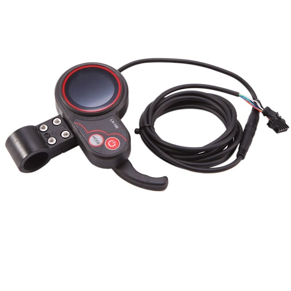 LCD-LH100 24V/36V/48V/60V 6-polet El-cykel Display Tommelgas Speedometer Kontrolpanel til El-scooter