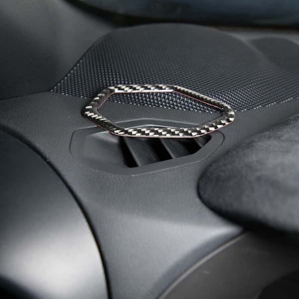 Til BRZ 2022 Blød Kulfiber Bil Dashboard Luft Udløb Dæksel Trim Interiør Tilbehør