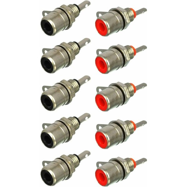 20 kpl RCA-naarasliitinpaneeli, RCA-liitinääniliitin, RCA-juotosliitin, RCA-liitinliittimet
