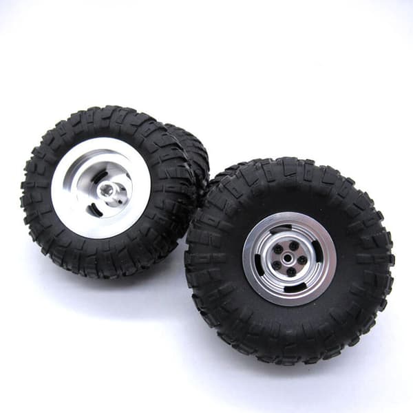 4 stk. metallfelger for bilserie til 1/12 Mn D90 D91 D96 D99S modellbil reservedeler tilbehør