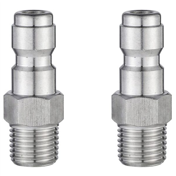 2X 1/4 tuuman lumipesuvaahdon liitin ruiskupistooliadapterin irrotusliitin
