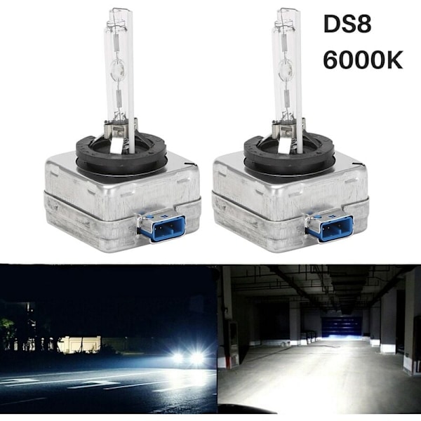 2X D8S 6000K Uudet Xenon HID -ajovalopolttimot 66548 66549 Forte Focus -autoon