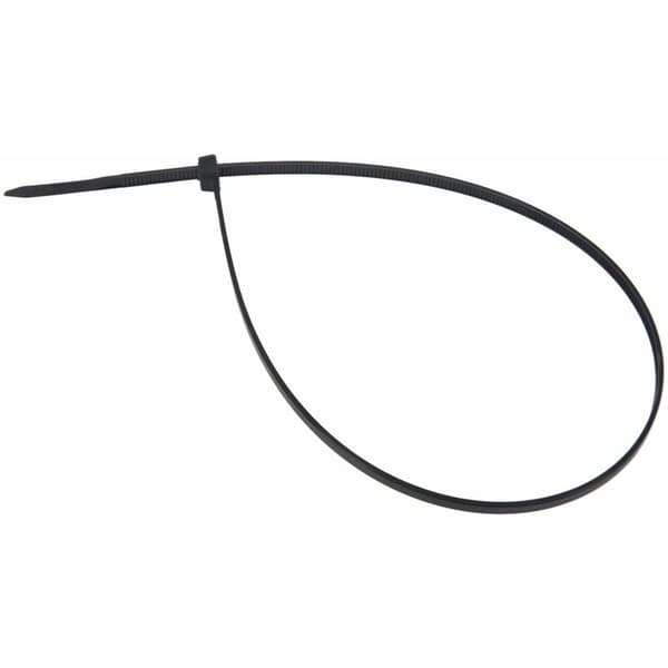 Kabelbindere / Lynlåsbindere Wraps, Sort 100stk 400MmX5Mm