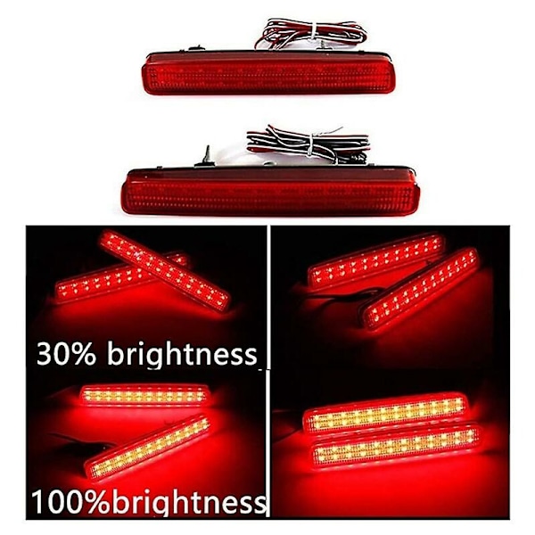 Bilstøtfanger Baklys LED Reflektor Bremslys Baklys For Noah Voxy 80 Pruis 40