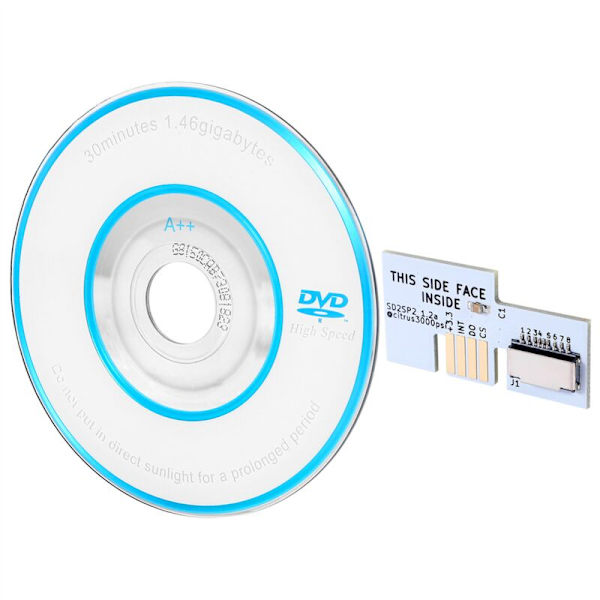 Muuta kolikkoautomaatti lukemaan + Sd2Sp2 Sdload Mini Sd Tf -kortti lukemiseen CD:llä