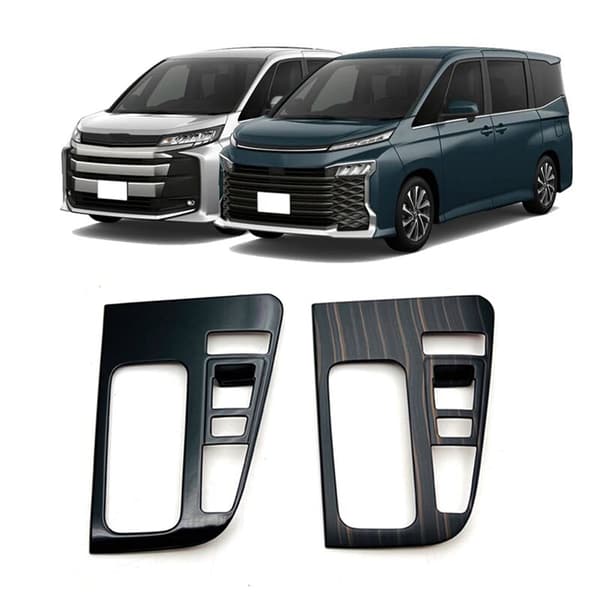 För Voxy Noah Hybrid 90 Series 2022 Central Control Gear Shift Panel Cover Frame Trim Protection RHD Wood Grain