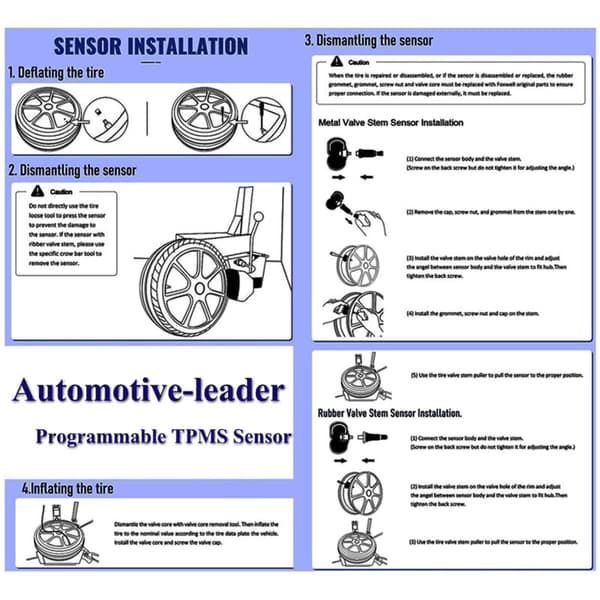 TPMS Dæktryksovervågning Sensor 52933-C1100 til 2015-2020