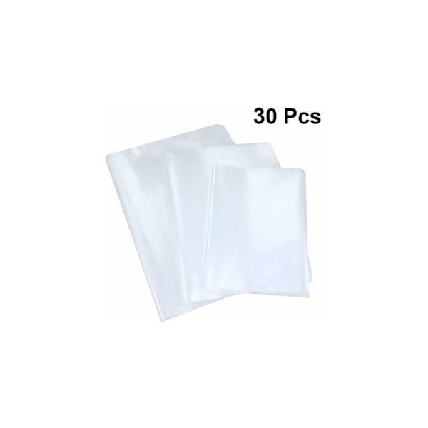 Bokomslag, Skyddande PP Säker Vattentätt Omslag Transparent Nubuck Material Självhäftande Övningsbokjacka - 30 Stycken, 21 x 15cm / 26 x 19cm