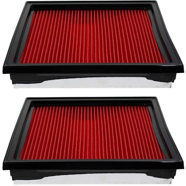 2Pcs Car Engine Air Filter for 370Z 350Z QX50 Q40 Q60 EX35 EX37 G37 G35 G25 16546-JK20A