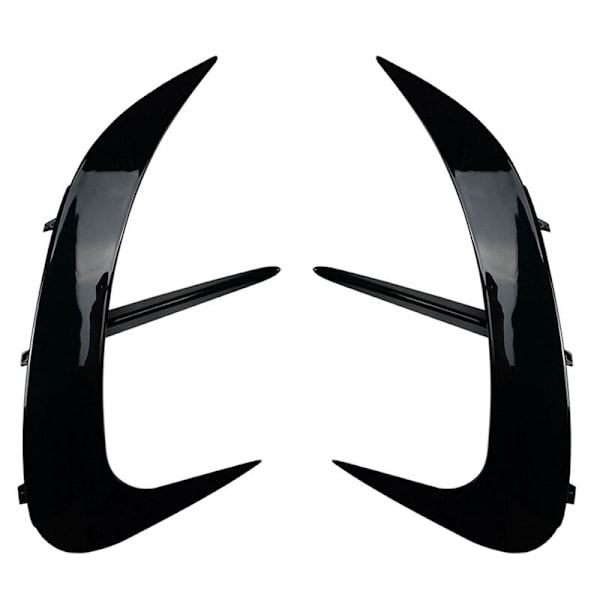 Bilens bakre stötfångarläpp splitter spoiler luftutlopp trim lock för C-klass W206 2022+ (svart)