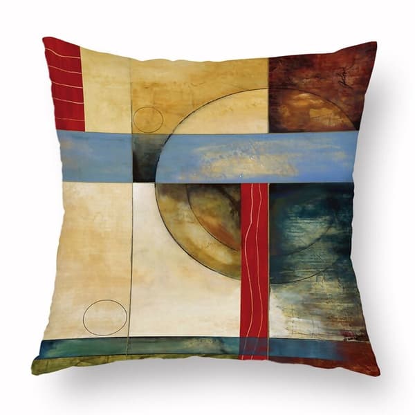 Abstrakt farve pudebetræk pude til sofa bil indretning pude til sofa bil 45X45CM