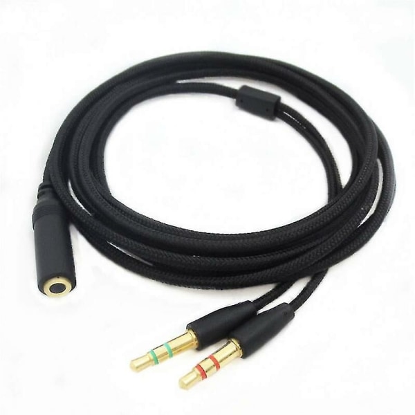 til Razer øretelefon Lydkabel Hovedtelefonadapter Splitter Headset Mikrofon til Razer Electra/kraken Pro 7.1 V2/hamme