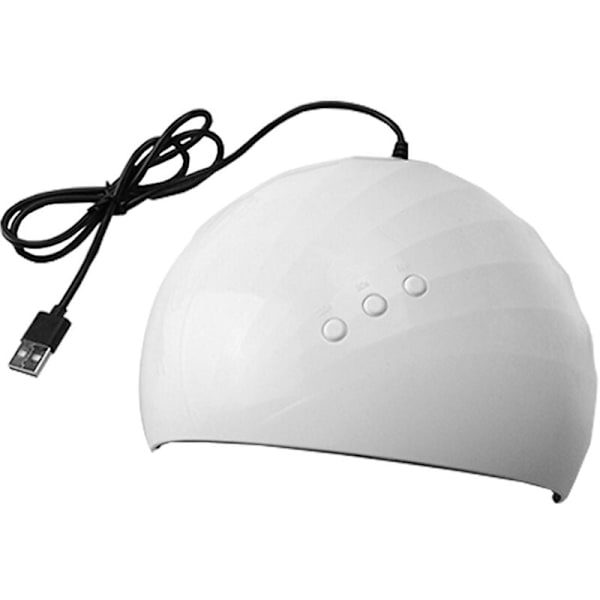 36W UV LED UV-härdande lampa nagelkonst fototerapimaskin nagellack lim torktumlare skallampa