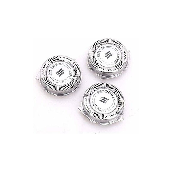3 kpl Vaihtoteräpäät Philips Norelco -partakoneelle HQ8 Dual Precision, Malli: 3 kpl