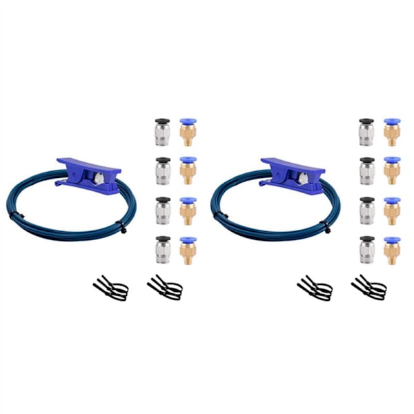 2X-serie PTFE Bowden-rør for Xs 3/Pro 5-10 10S 1,75 mm filament 3D-skriver