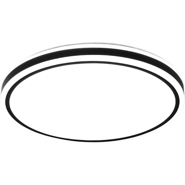 Moderne LED Loftlampe, Rund Loftlampe Armatur 18W 1260LM, LED Loftlampe til Soveværelse Stue Gang Køkken, Rund, φ30CM