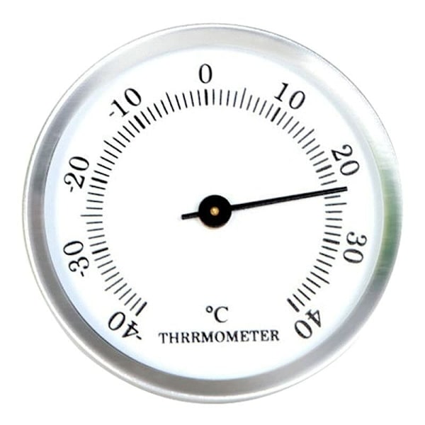 Kyltermometer för frys, -40°C - 40°C Stor enkel urtavla Frys Inkubator Aluminiumlegering Ram Håll maten fräsch