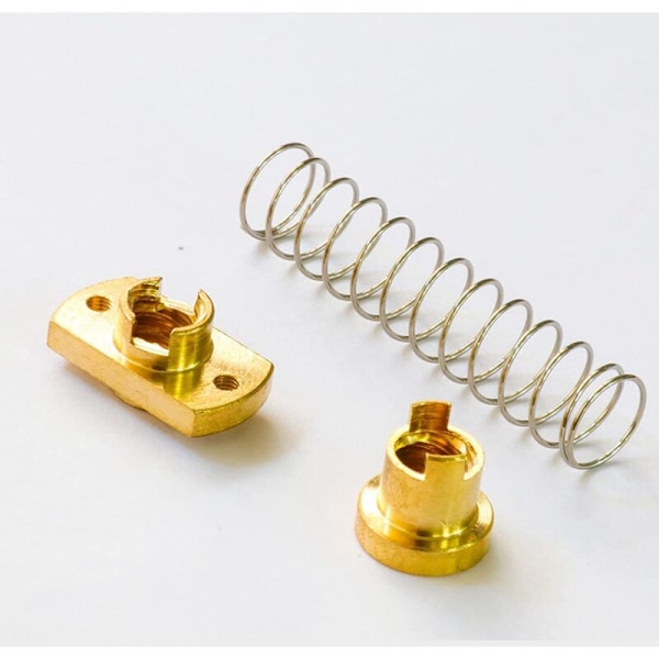 5 8mm Sjakkel Stiv Motor Hjul Kobling Mutter Anti-Messing Fjær Egnet for 3D-skrivere