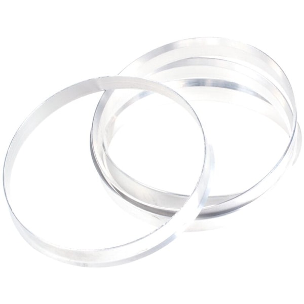 8 x Universal Aluminium Navring Hjulspacere 74.1mm O/D 72.6mm I
