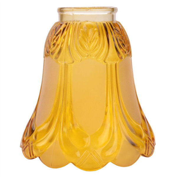 Klar Frosted Glass Shade Udskiftning til Loftsvifte