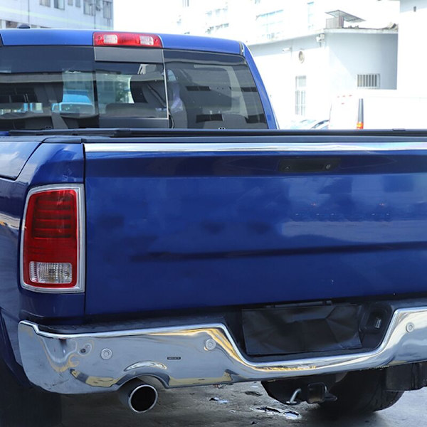 Krom Tailgate Trunk Dörr Trim Gjutning Passar för Ram 1500 2010 2011 2012 2013 2014 2015 2016 2017 Biltillbehör