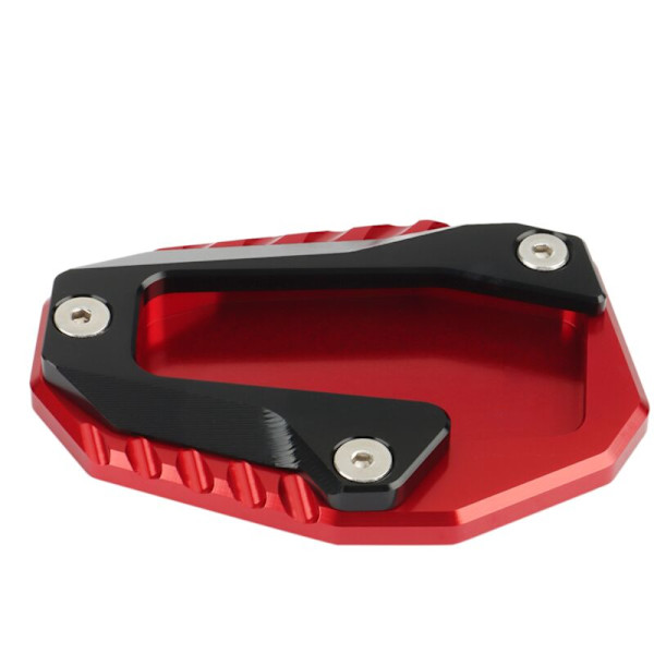Motorcykel Fod Side Kickstand Plade Forstørre 696 795 796 821 1200 1200S (Rød)