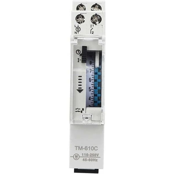 Rail Time Switch Intelligent DIN Rail Timing Control Switch TM610C 220V Timer Relay for Street Light