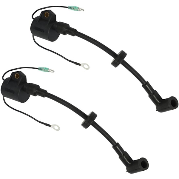 2X Tændspole til 61N-85570-00, Tændspole Assy til Hidea 2-takts 30HK Bådmotor