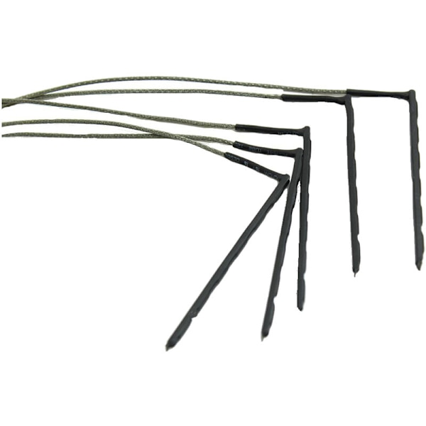 5 st Flexibla Akustisk Gitarr Transducer Känslighet Piezo Bro Pickup Kabel