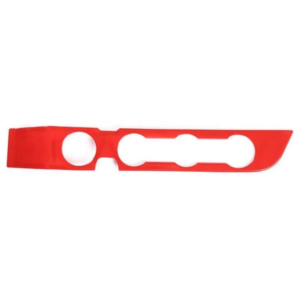Mittkonsol Luftkonditionering Knappkontroll Växelspak Panel Cover Trim för 2016-2020, Röd
