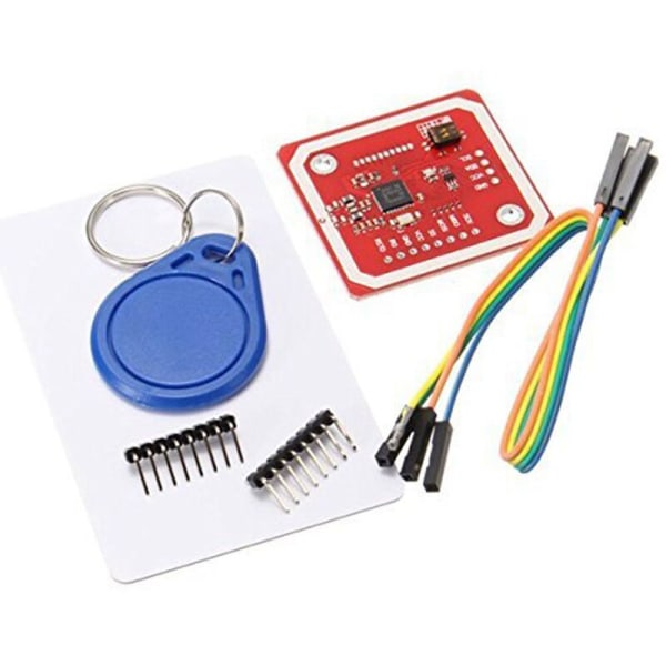 PN532 NFC NXP RFID-modul V3-kit, närfältskommunikationsläsare modulkit I2C SPI med S50 vit nyckelkort