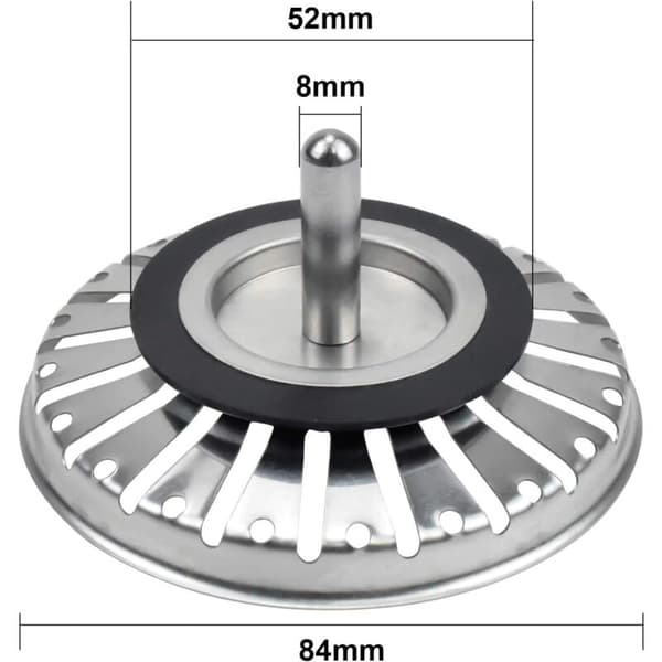 Manuel vaskebakke kurv diameter 84 mm