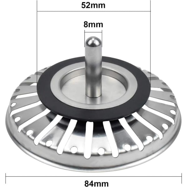 Manuell diskbänk sil korg diameter 84 mm