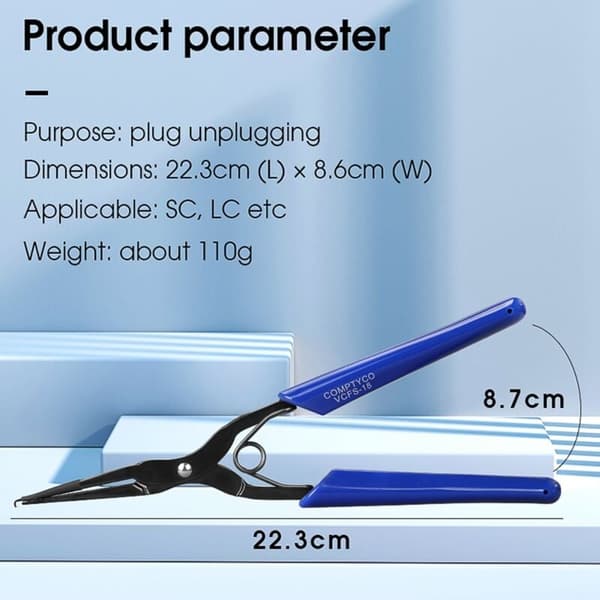 Ny VCFS-18 SC/LC Fiber Optic Connector Plug og Clamp Pull Tool Pilers Fiber Optic Room Tool