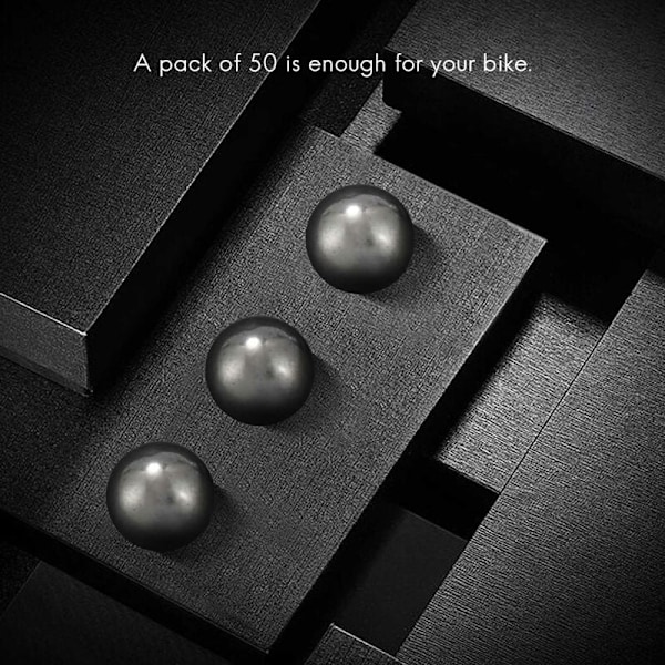 50 st 10 mm diameter stålkullager för cykelnav