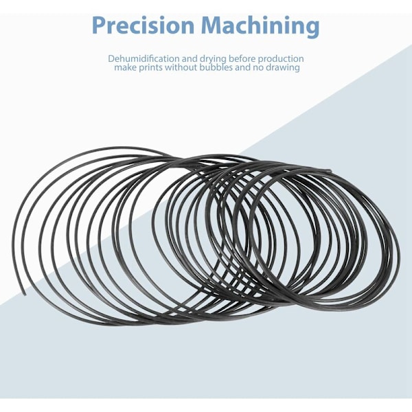 10M ABS 3D 1,75 mm Printer Filament til Scribble 3D-printere - Sort
