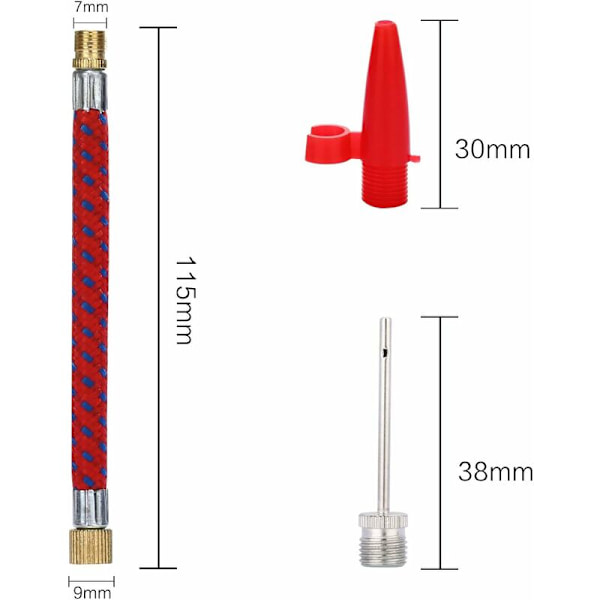 Cykelpumpventil Adaptrar Cykelventil Presta Schrader Cykelventil Kopplingar Cykel Transformer Adapter Pumpanslutning SV AV DV Bollar Nål Ba