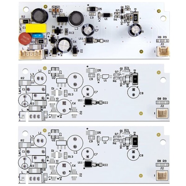 W10515058 LED Huvudljus PCB-kort för Kylskåp W10465957