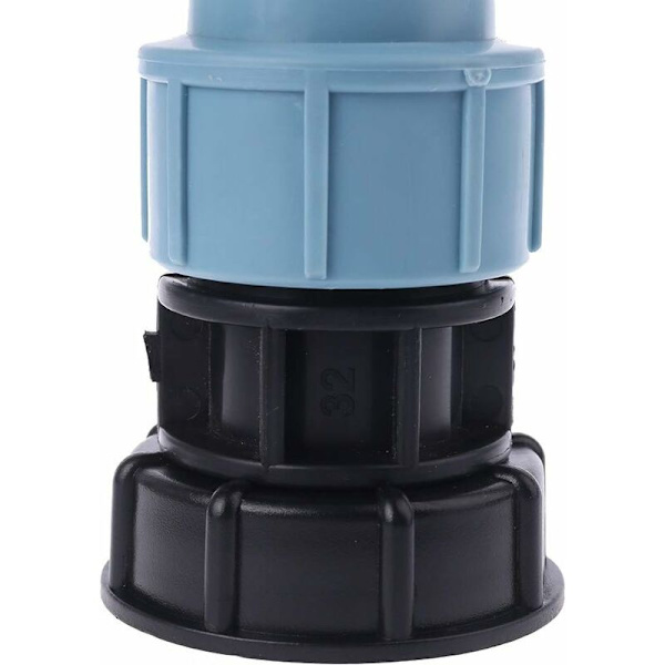 1 stk. IBC Tank Adapter S60X6 til 32mm lige slangetilbehør til havevandsrør