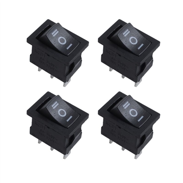 4X SPDT ON-OFF-ON 3 Position Toggle Switch AC 250V / 6A 125V 10A