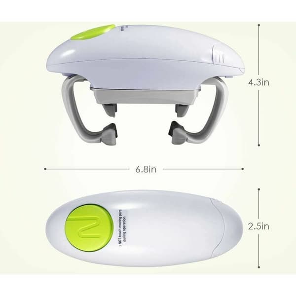 Elektrisk boksåpner for eldre med leddgikt og svake hender - Én-trykks boksåpner