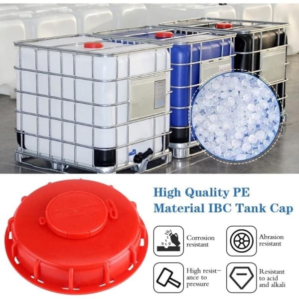 IBC-tanklock 163 mm tanklock 1000l IBC-tanklock IBC-lock med ventilation IBC-vattentanklock för 1000 L vattentank--