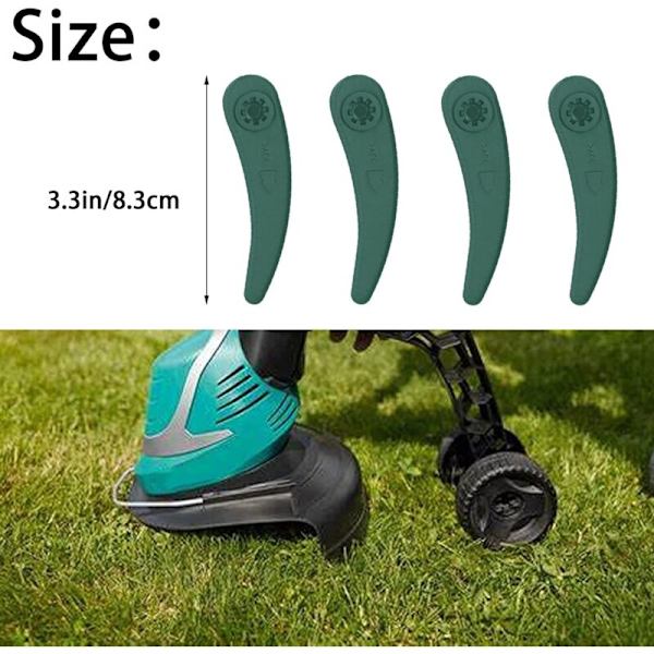 24 stk. reserveplastkniver Trimmerbladkantkutterbladkantkutter Plastkniver Plastbladkantkutter For String Trimmer Blades