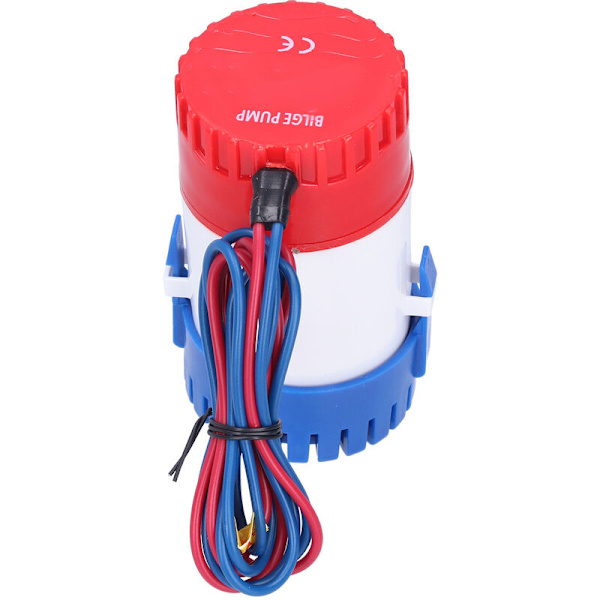 DC Bilgepumpe Semi-Automatisk Elektrisk Afbryder Lille Neddykkelig Pumpe til Dræning Leverer 12V/24V 350/500/750/1100GPH (12V 1100GPH)