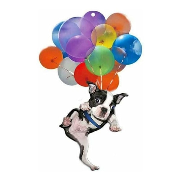 Bilspegeldekorationer, Kreativa söta kattbilhängsmycken med färgglada ballonger, Bilinredning Dekorationstillbehör, Bilspegelhänge