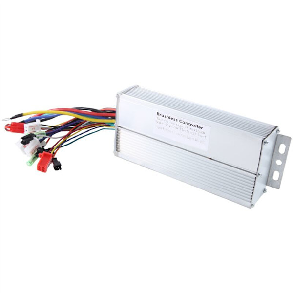 15 Rør 48-84V 1500W Dobbelttilstand Børsteløs Motorhastighedsregulator Udskiftning Elektrisk Cykelhastighedsmotor